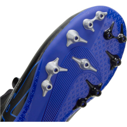 NIKE Jr. Air Zoom Mercurial Superfly 9 Academy Kunstrasen-Fu&szlig;ballschuhe Kinder 040 - black/chrome-hyper royal 36.5