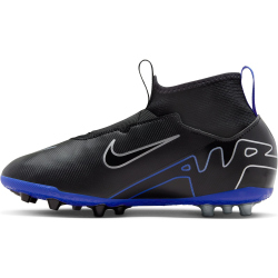 NIKE Jr. Air Zoom Mercurial Superfly 9 Academy Kunstrasen-Fu&szlig;ballschuhe Kinder 040 - black/chrome-hyper royal 38.5