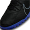 NIKE Mercurial Zoom Vapor 15 Pro TF Turf Multinocken-Fu&szlig;ballschuhe Herren 040 - black/chrome-hyper royal 38.5