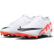 NIKE Mercurial Zoom Vapor 15 Pro FG Firm-Ground Fußballschuhe Herren 600 - bright crimson/white-black 46