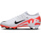 NIKE Mercurial Zoom Vapor 15 Pro FG Firm-Ground Fußballschuhe Herren 600 - bright crimson/white-black 46