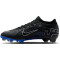 NIKE Mercurial Zoom Vapor 15 Pro FG Firm-Ground Fußballschuhe Herren 040 - black/chrome-hyper royal 36