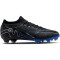 NIKE Mercurial Zoom Vapor 15 Pro FG Firm-Ground Fußballschuhe Herren 040 - black/chrome-hyper royal 36