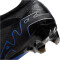NIKE Mercurial Zoom Vapor 15 Pro FG Firm-Ground Fußballschuhe Herren 040 - black/chrome-hyper royal 36