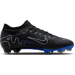 NIKE Mercurial Zoom Vapor 15 Pro FG Firm-Ground Fußballschuhe Herren 040 - black/chrome-hyper royal 38.5