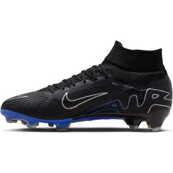 NIKE Air Zoom Mercurial Superfly 9 Pro FG Firm-Ground Fußballschuhe Herren 040 - black/chrome-hyper royal 43