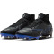 NIKE Air Zoom Mercurial Superfly 9 Pro FG Firm-Ground Fußballschuhe Herren 040 - black/chrome-hyper royal 43