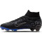 NIKE Air Zoom Mercurial Superfly 9 Pro FG Firm-Ground Fußballschuhe Herren 040 - black/chrome-hyper royal 43