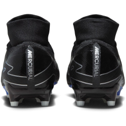 NIKE Zoom Mercurial Superfly 9 Pro AG-Pro Kunstrasen-Fu&szlig;ballschuhe 040 - black/chrome-hyper royal 44