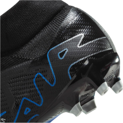 NIKE Zoom Mercurial Superfly 9 Pro AG-Pro Kunstrasen-Fu&szlig;ballschuhe 040 - black/chrome-hyper royal 44