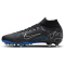 NIKE Zoom Mercurial Superfly 9 Pro AG-Pro Kunstrasen-Fu&szlig;ballschuhe 040 - black/chrome-hyper royal 44