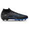 NIKE Zoom Mercurial Superfly 9 Pro AG-Pro Kunstrasen-Fu&szlig;ballschuhe 040 - black/chrome-hyper royal 44