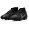 NIKE Jr. Mercurial Superfly 8 Club MG Multi-Ground Fu&szlig;ballschuhe Kinder 007 - black/metallic silver-medium ash 34