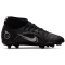 NIKE Jr. Mercurial Superfly 8 Club MG Multi-Ground Fu&szlig;ballschuhe Kinder 007 - black/metallic silver-medium ash 34