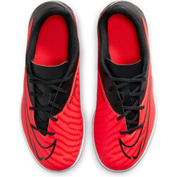 NIKE Jr. Phantom GX Club IC Hallen-Fußballschuhe Kinder 600 - bright crimson/black-white 33.5