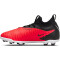 NIKE Jr. Phantom GX Club Dynamic Fit MG Multi-Ground Fußballschuhe Kinder 600 - bright crimson/black-white 35