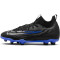 NIKE Jr. Phantom GX Club Dynamic Fit MG Multi-Ground Fußballschuhe Kinder 040 - black/chrome-hyper royal 38