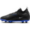 NIKE Jr. Phantom GX Club Dynamic Fit MG Multi-Ground Fußballschuhe Kinder 040 - black/chrome-hyper royal 38