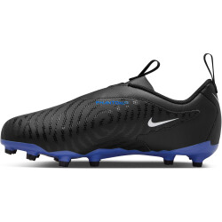 NIKE Jr. Phantom GX Academy MG Multi-Ground Fußballschuhe Kinder 040 - black/chrome-hyper royal 32