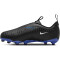 NIKE Jr. Phantom GX Academy MG Multi-Ground Fußballschuhe Kinder 040 - black/chrome-hyper royal 32