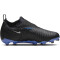 NIKE Jr. Phantom GX Academy Dynamic Fit MG Multi-Ground Fußballschuhe Kinder 040 - black/chrome-hyper royal 37.5