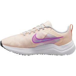 NIKE Downshifter 12 Laufschuhe Damen 800 - guava ice/rush fuchsia-pure platinum 38