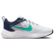 NIKE Downshifter 12 Laufschuhe Damen 103 - white/clear jade-obsidian-picante red 38
