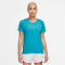 NIKE Dri-FIT Race Laufshirt Damen 443 - rapid teal/reflective silv S
