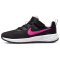 NIKE Revolution 6 Freizeitschuhe mit Klettverschlu&szlig; Kinder 007 - black/hyper pink-pink foam 27.5