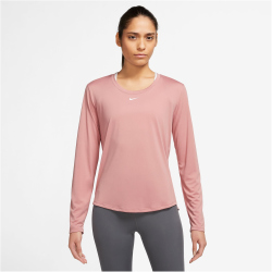 NIKE Dri-FIT One Standard Fit langarm Top Damen 618 - red...