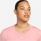 NIKE Dri-FIT One Standard Fit langarm Top Damen 618 - red stardust/white S