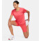 NIKE Dri-FIT One Standard Fit kurzarm Sportshirt Damen 648 - lt fusion red/white M