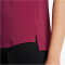 NIKE Dri-FIT UV One Luxe kurzarm Trainingsshirt Damen 620 - noble red/reflective silv XXL