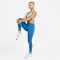 NIKE One Dri-FIT Mid-Rise Leggings Damen 457 - industrial blue/white L