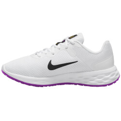 NIKE Revolution 6 Next Nature Road Laufschuhe Damen 106 - white/black-vivid sulfur-vivid purple 36.5
