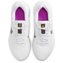 NIKE Revolution 6 Next Nature Road Laufschuhe Damen 106 - white/black-vivid sulfur-vivid purple 36.5