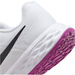 NIKE Revolution 6 Next Nature Road Laufschuhe Damen 106 - white/black-vivid sulfur-vivid purple 36.5