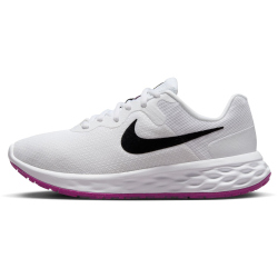 NIKE Revolution 6 Next Nature Road Laufschuhe Damen 106 - white/black-vivid sulfur-vivid purple 40.5