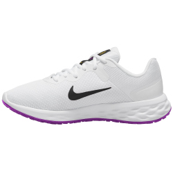 NIKE Revolution 6 Next Nature Road Laufschuhe Damen 106 - white/black-vivid sulfur-vivid purple 40.5