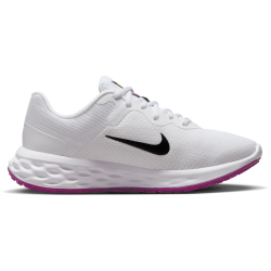 NIKE Revolution 6 Next Nature Road Laufschuhe Damen 106 - white/black-vivid sulfur-vivid purple 40.5