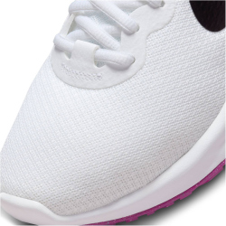 NIKE Revolution 6 Next Nature Road Laufschuhe Damen 106 - white/black-vivid sulfur-vivid purple 40.5