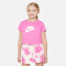 NIKE Sportswear Cropped T-Shirt Mädchen 620 - playful pink/white L (146-156 cm)