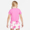 NIKE Sportswear Cropped T-Shirt Mädchen 620 - playful pink/white L (146-156 cm)