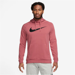 NIKE Dri-FIT Trainings-Hoodie Herren 655 - adobe/black S