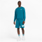 NIKE Sportswear Club French Terry Sweatshirt Herren 381 - geode teal/white M