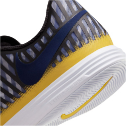NIKE Lunar Gato II IC Hallen-Fußballschuhe 009 - black/midnight navy-black-vivid sulfur 46