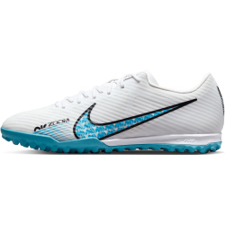NIKE Air Zoom Mercurial Vapor 15 Academy TF Turf Multinocken-Fu&szlig;ballschuhe 146 - white/baltic blue-pink blast 45
