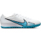 NIKE Air Zoom Mercurial Vapor 15 Academy TF Turf Multinocken-Fu&szlig;ballschuhe 146 - white/baltic blue-pink blast 45