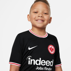 NIKE Eintracht Frankfurt Dri-FIT Stadium Ausw&auml;rtstrikot 2023/24 Kinder 010 - black/university red/white M (137-147 cm)
