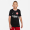 NIKE Eintracht Frankfurt Dri-FIT Stadium Ausw&auml;rtstrikot 2023/24 Kinder 010 - black/university red/white M (137-147 cm)